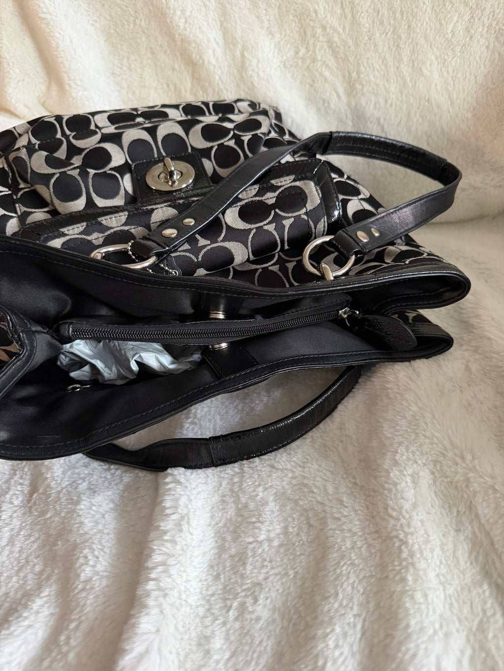 Coach Penelope Signature Tote w/ Matching Wallet