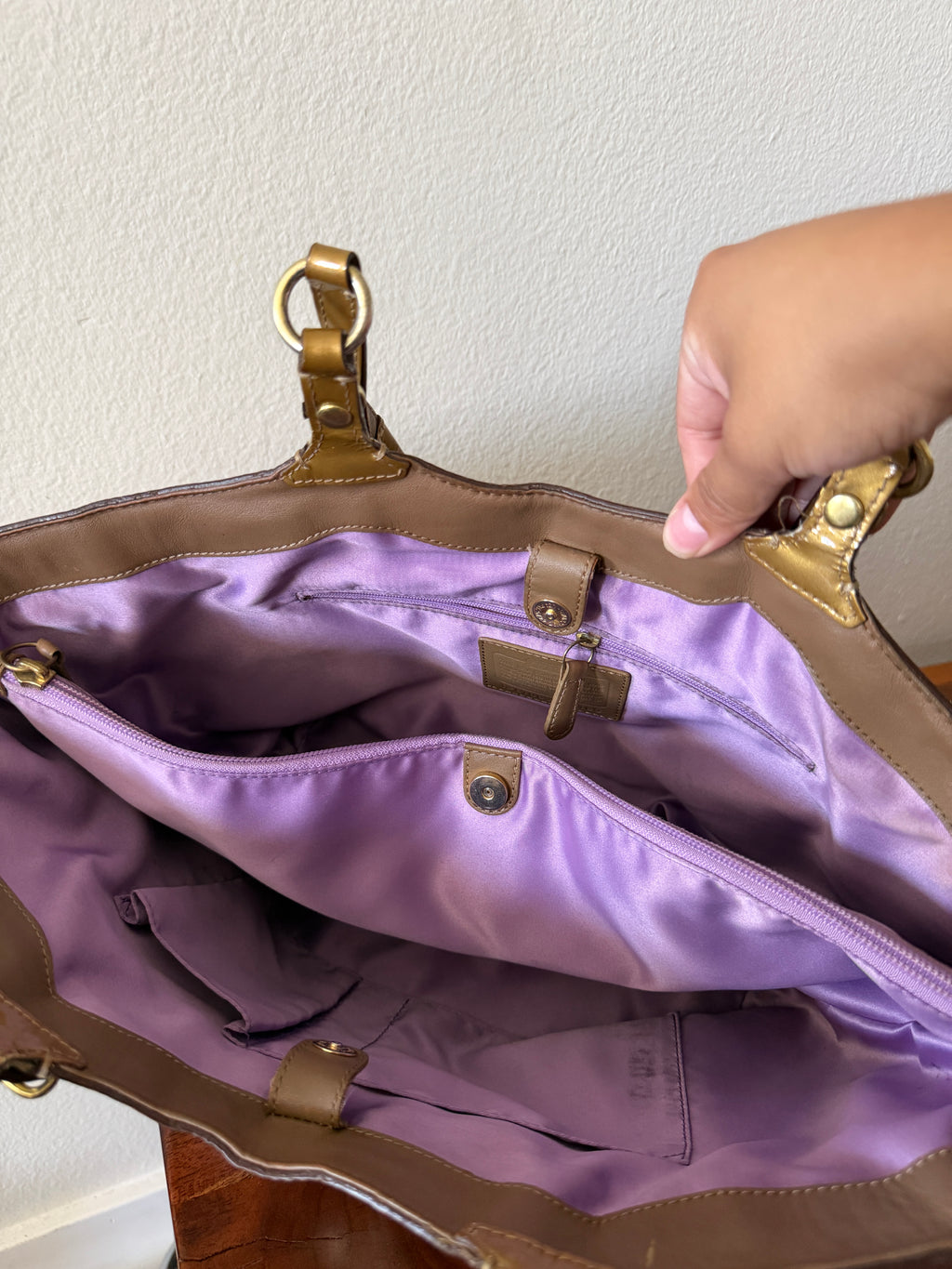 Y2K Coach Patchwork Carly Tote/Shoulder Bag