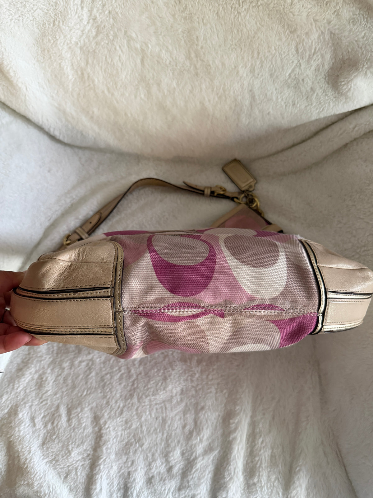 Coach Colette Hobo Signature Shoulder Bag