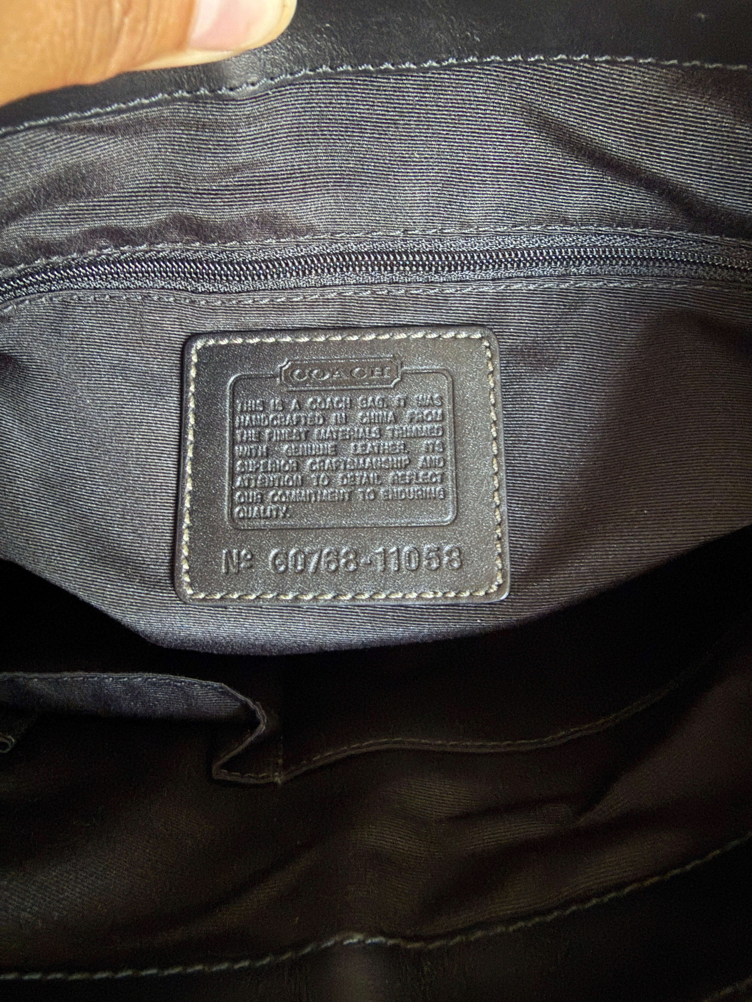 Coach Hampton Signature Canvas Shoulder Bag