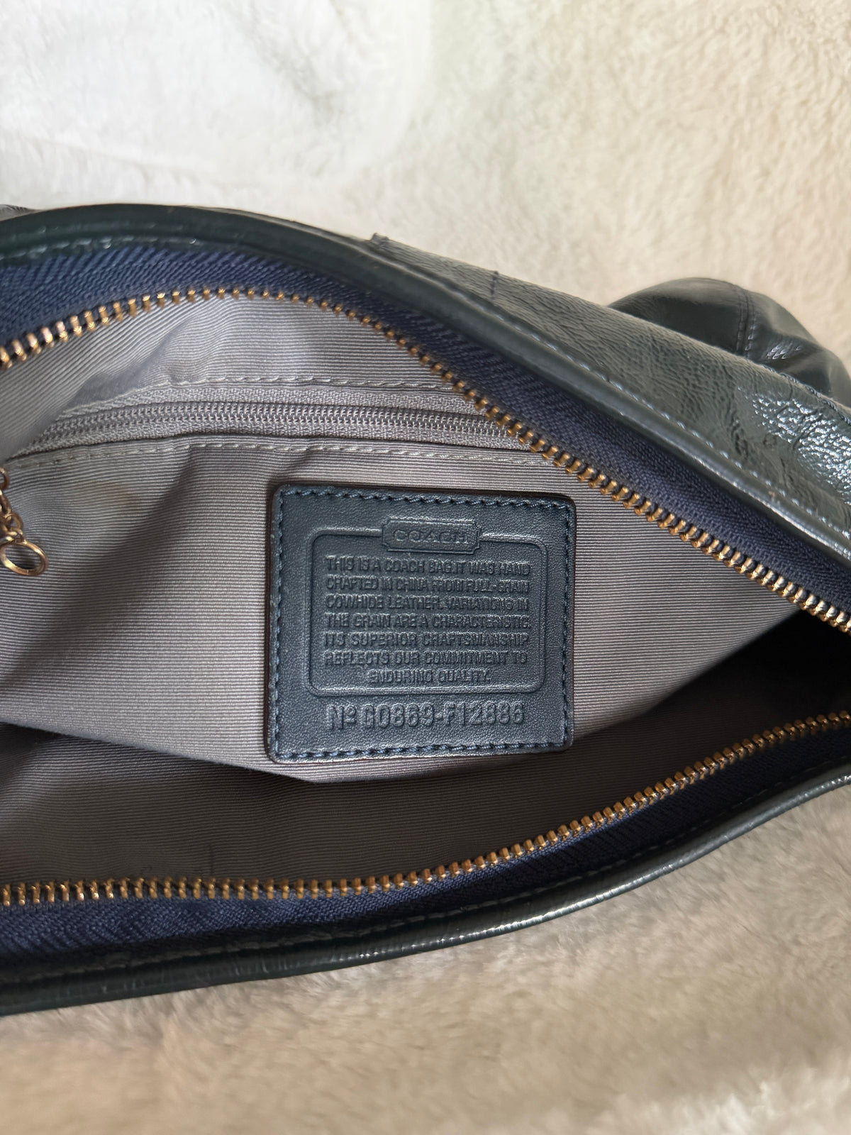 Coach Ergo Patent Shoulder Bag