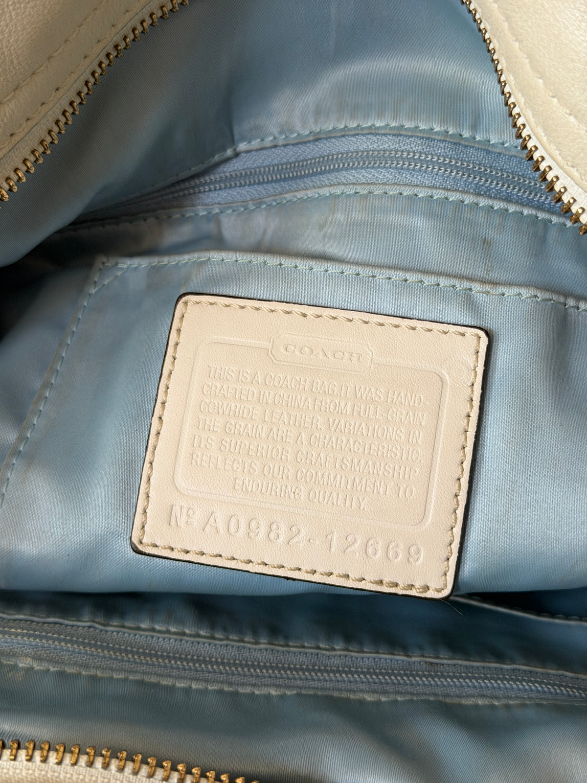 Y2K Coach Zoe Shoulder Bag