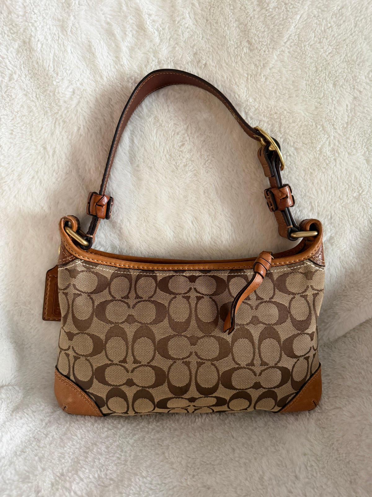 Coach Bleeker Signature Canvas Shoulder Bag