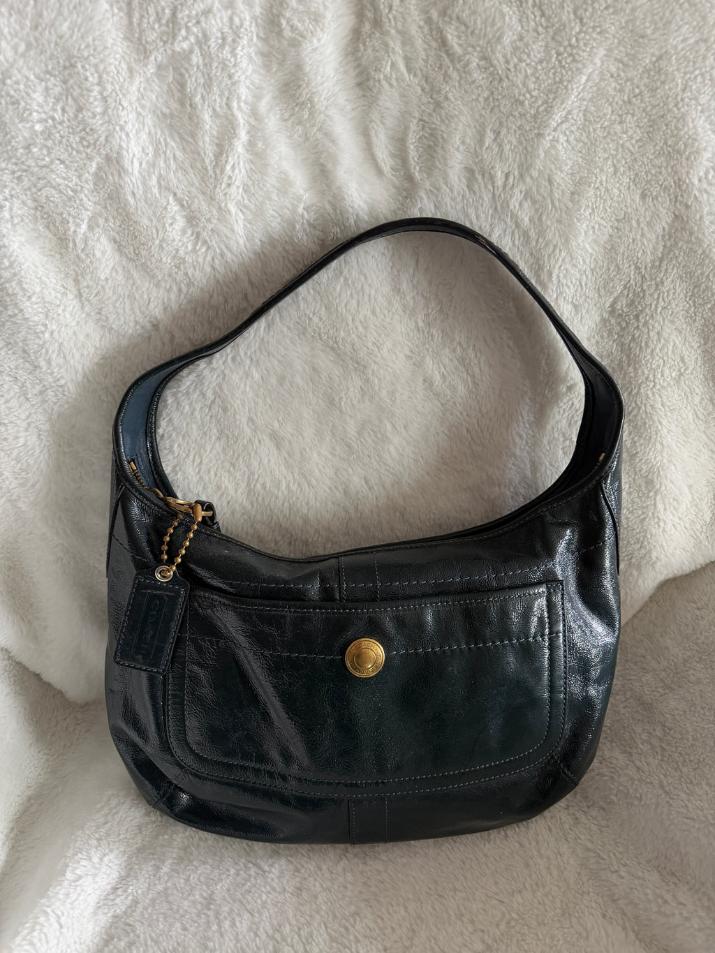 Coach Ergo Patent Shoulder Bag