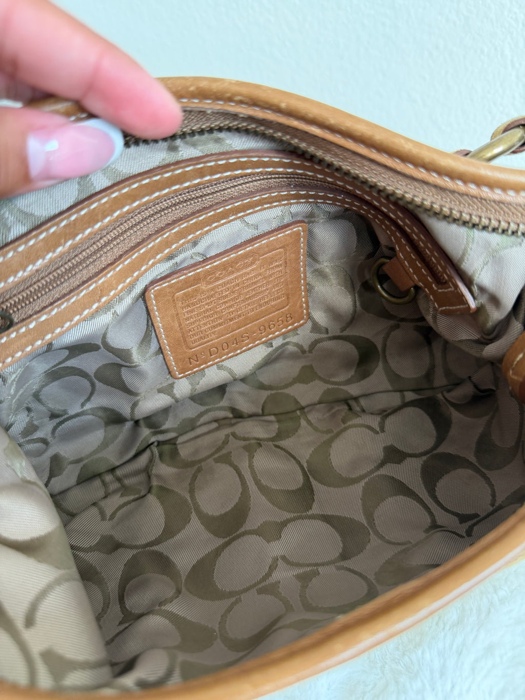 Vintage Coach Mini Soho Hobo Shoulder Bag