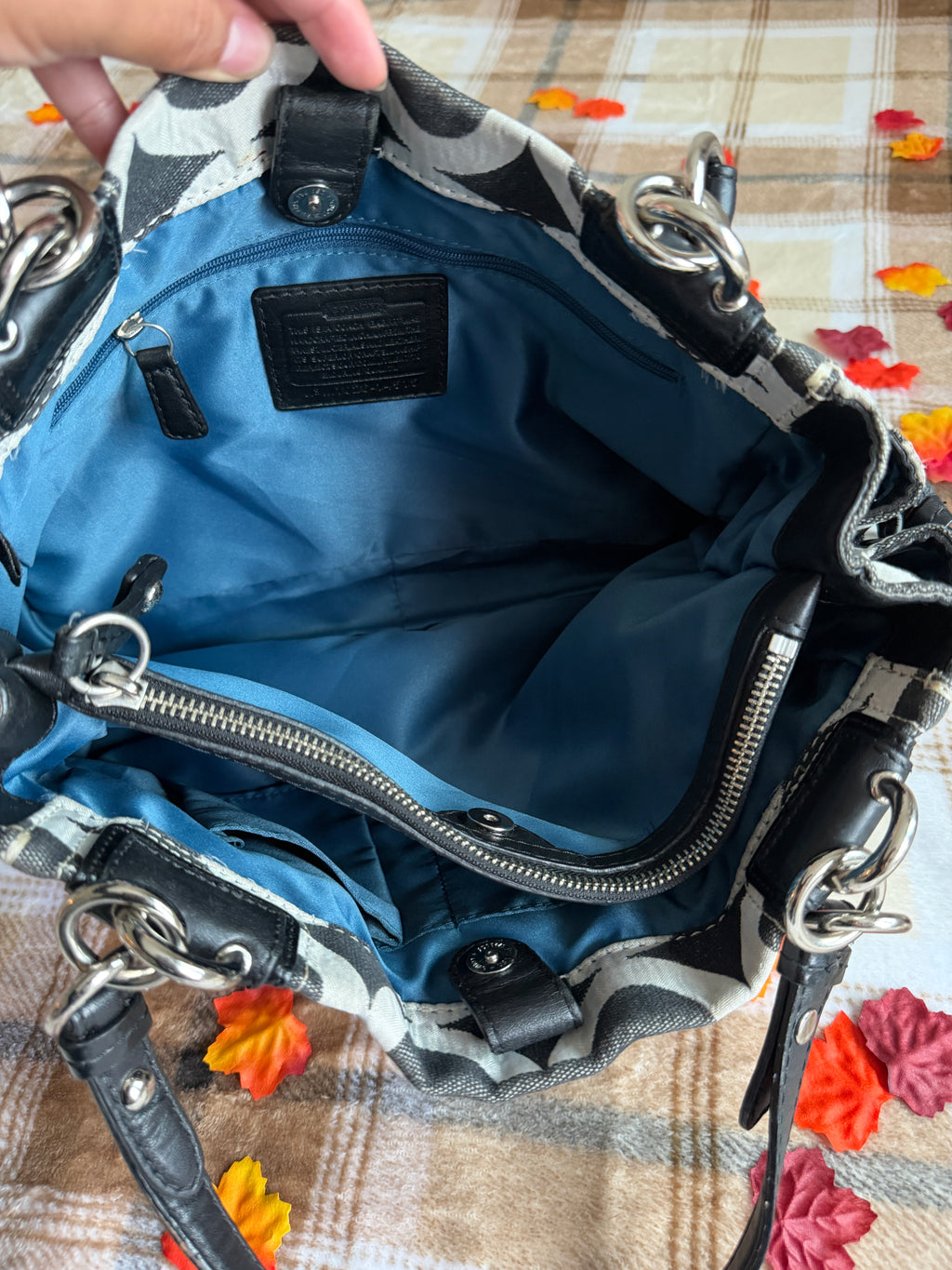 Coach Peyton Op Art Shoulder Bag