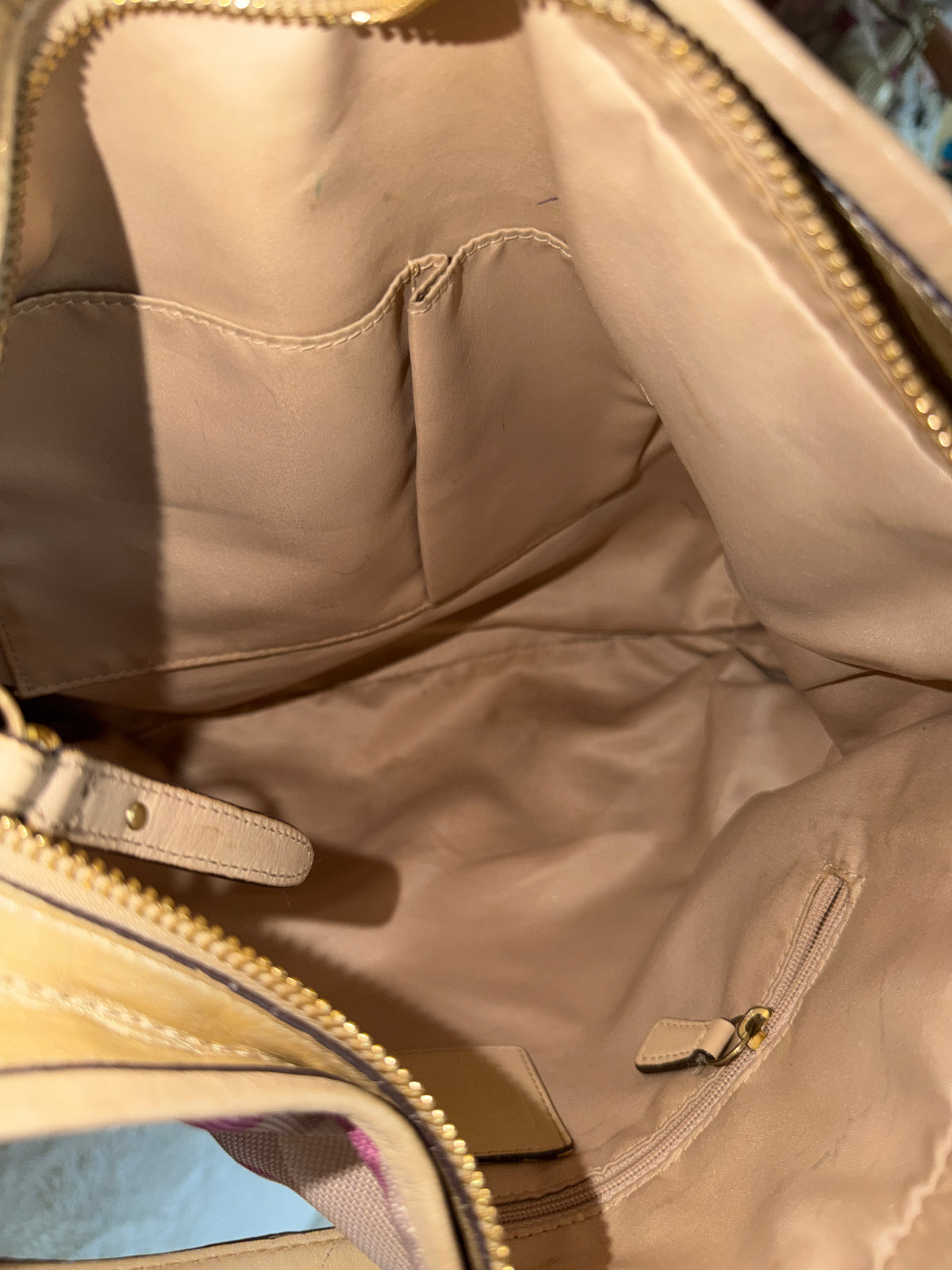 Coach Colette Hobo Signature Shoulder Bag