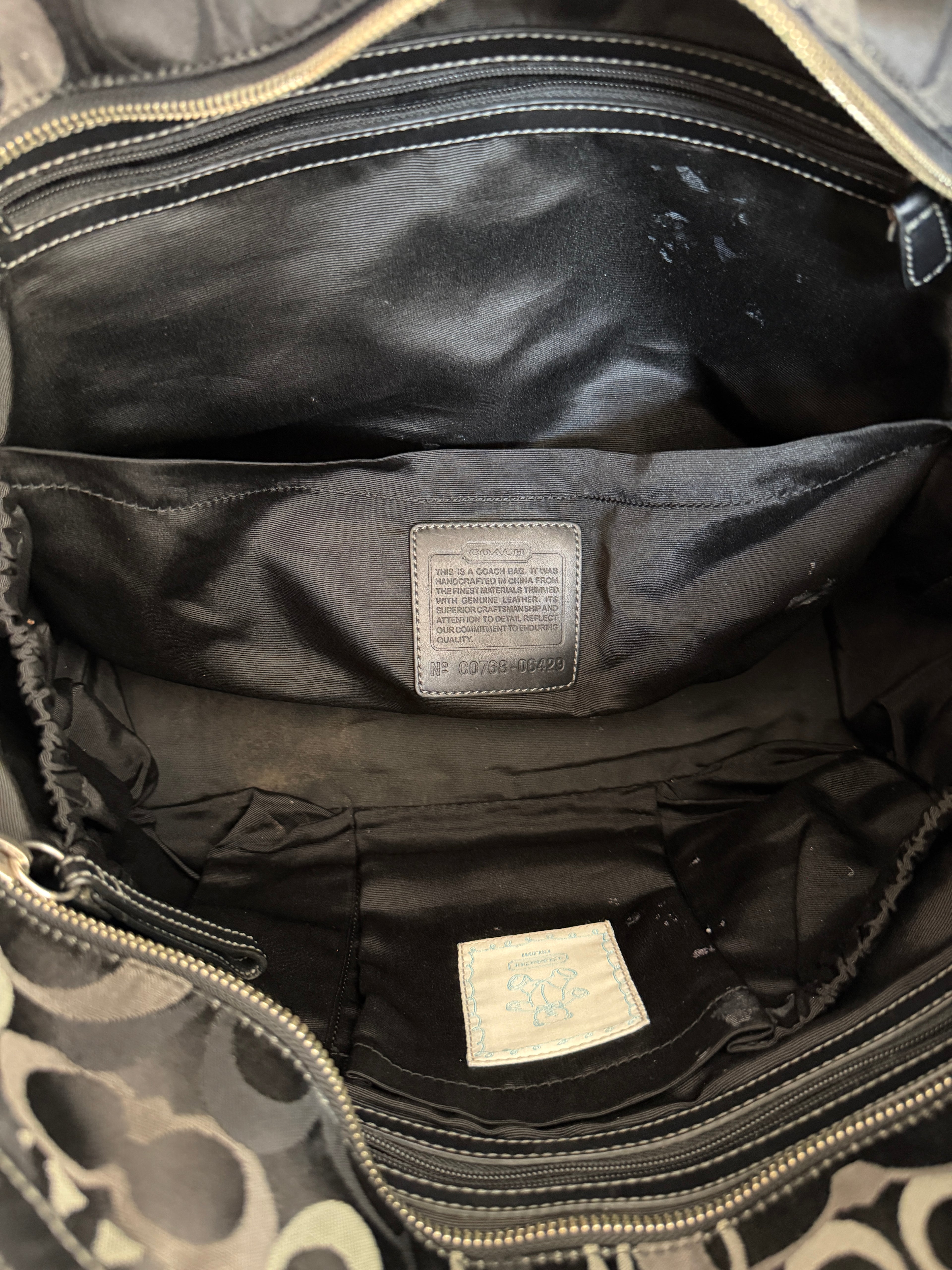 Y2K Coach Signature Tote/Diaper Bag