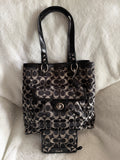 Coach Penelope Signature Tote w/ Matching Wallet