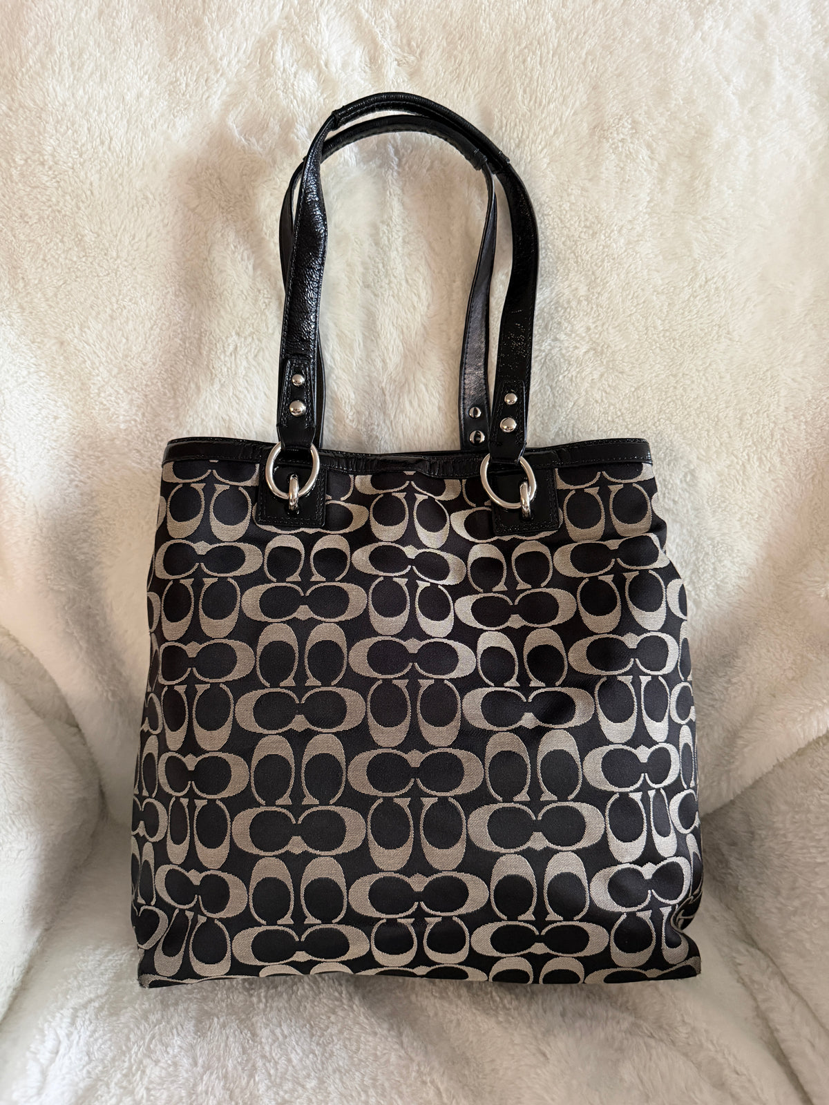 Coach Penelope Signature Tote w/ Matching Wallet