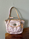 Coach Signature Optic Leah Shoulder Tote Bag