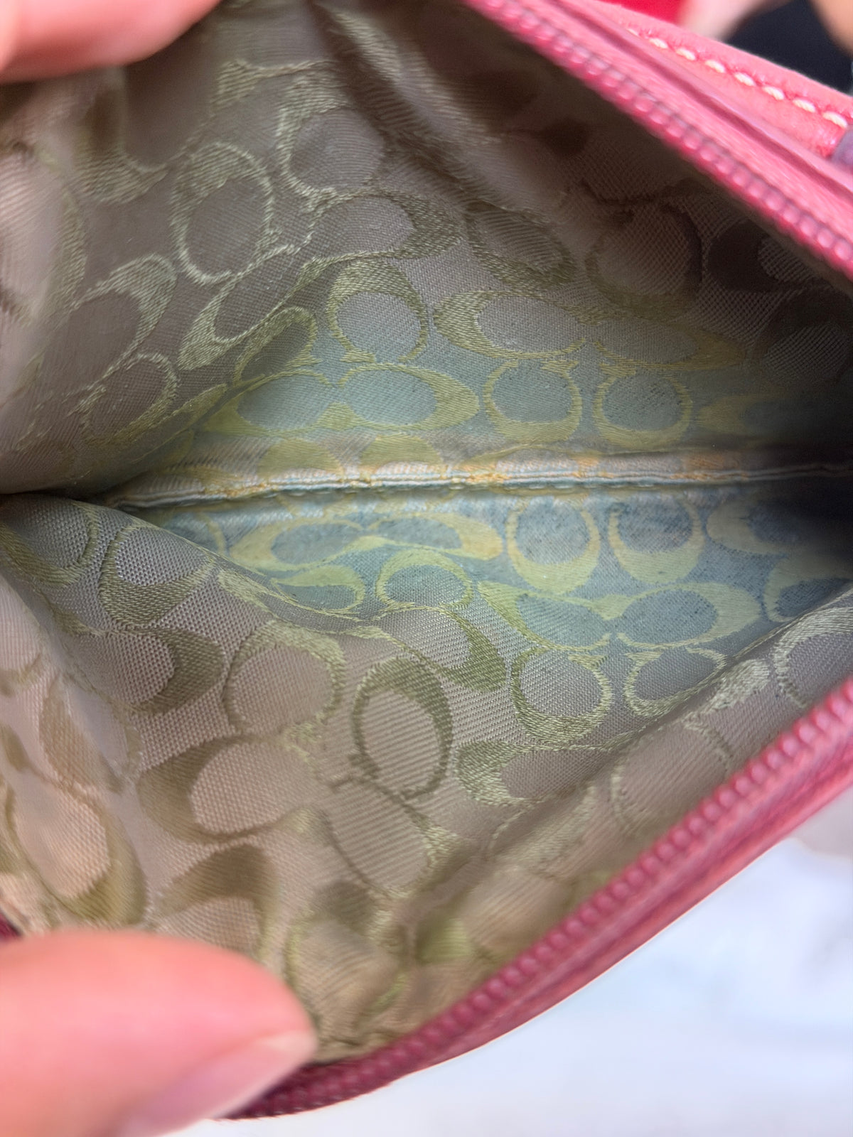 Vintage Coach Mini Wristlet