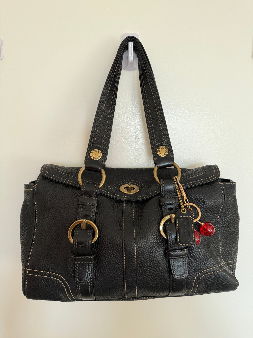 Y2K Coach Chealsea Turnlock Satchel