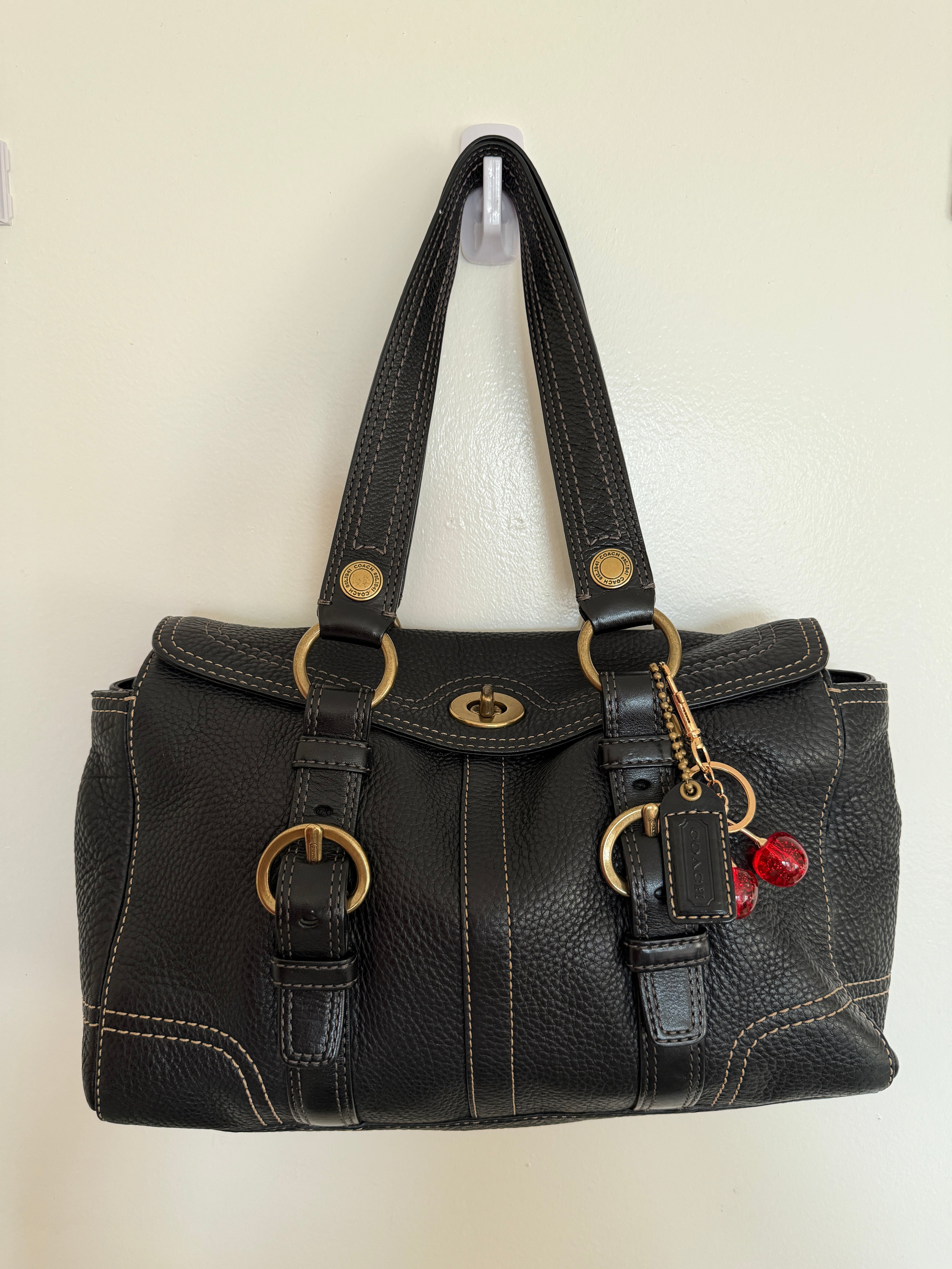 Y2K Coach Chealsea Turnlock Satchel