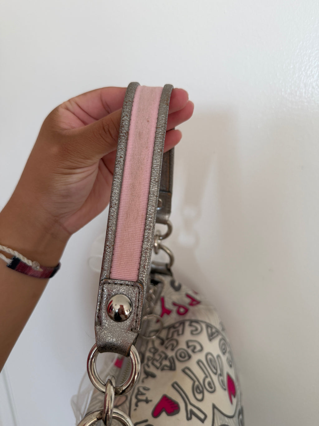 Y2K Coach Poppy Graffiti Hobo Shoulder Bag