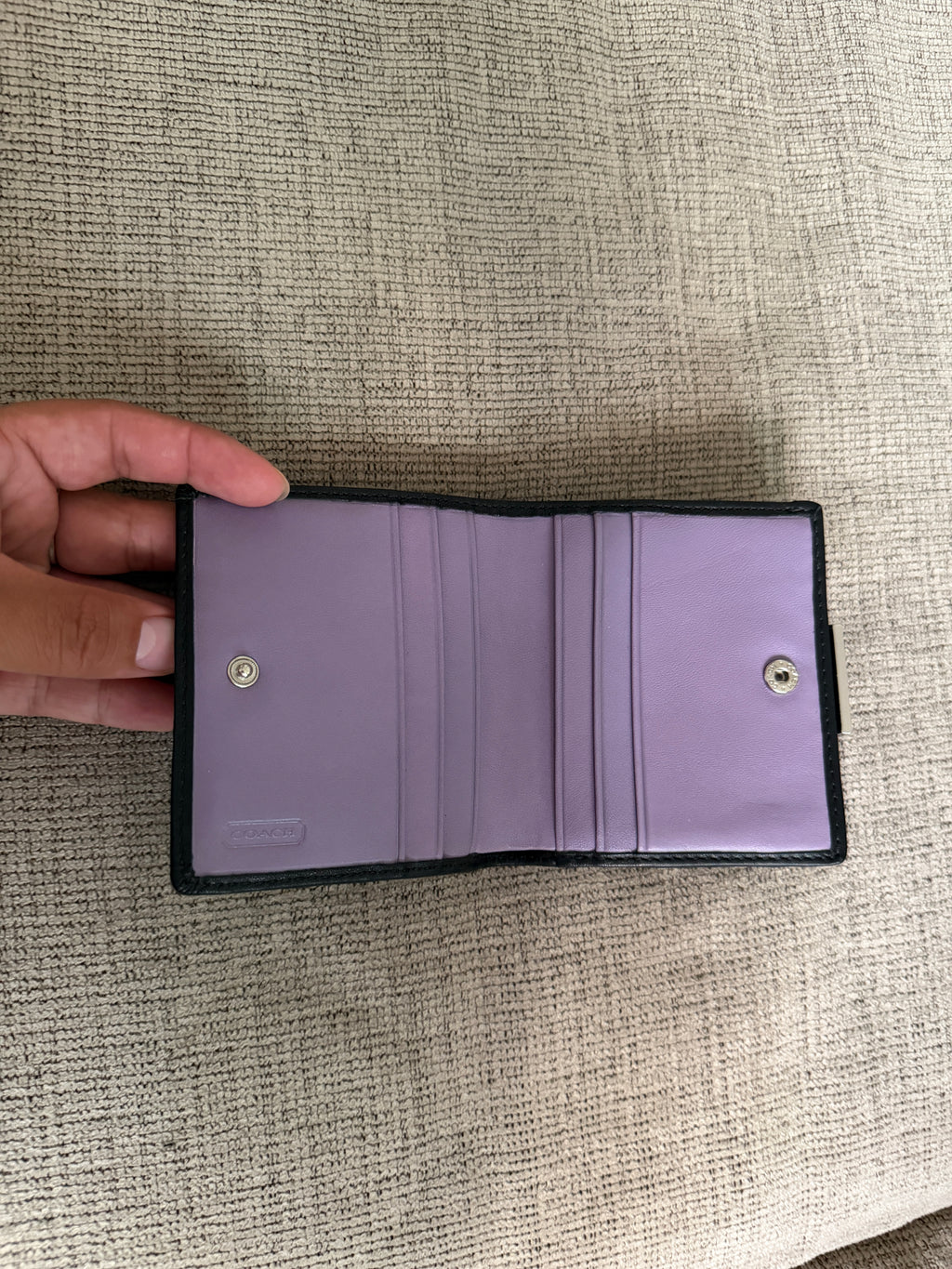 Vintage Coach Trifold Wallet