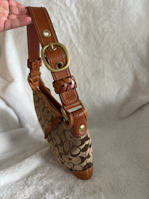 Coach Bleeker Signature Canvas Shoulder Bag