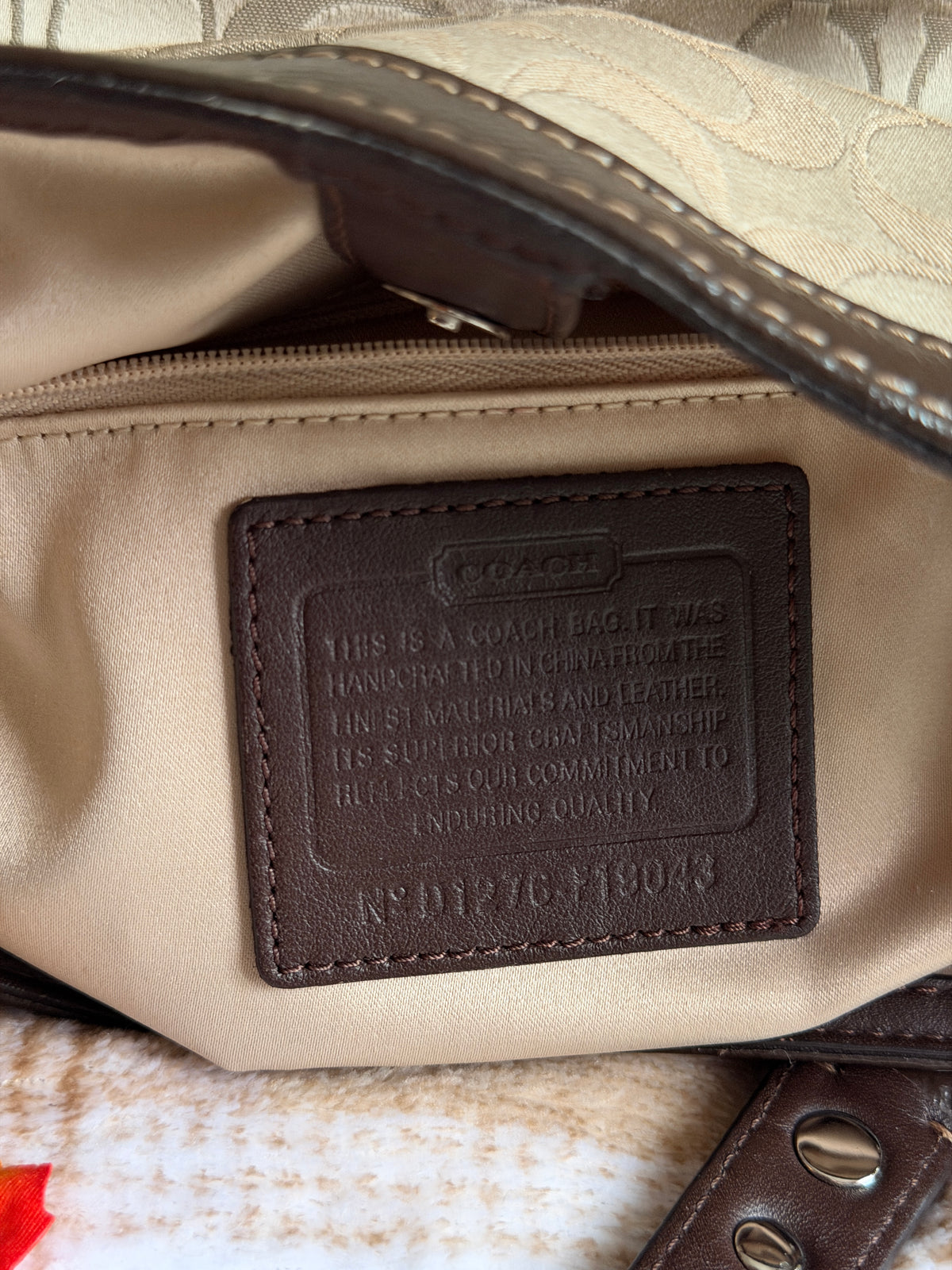 Coach Penelope Signature Canvas Shoulder Bag