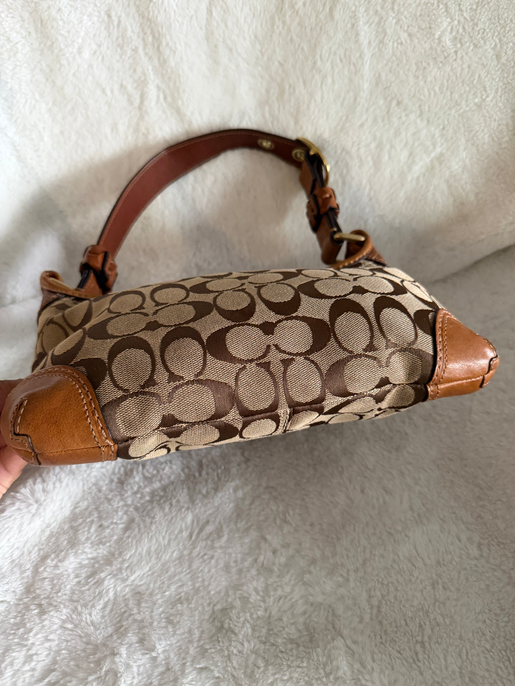 Coach Bleeker Signature Canvas Shoulder Bag