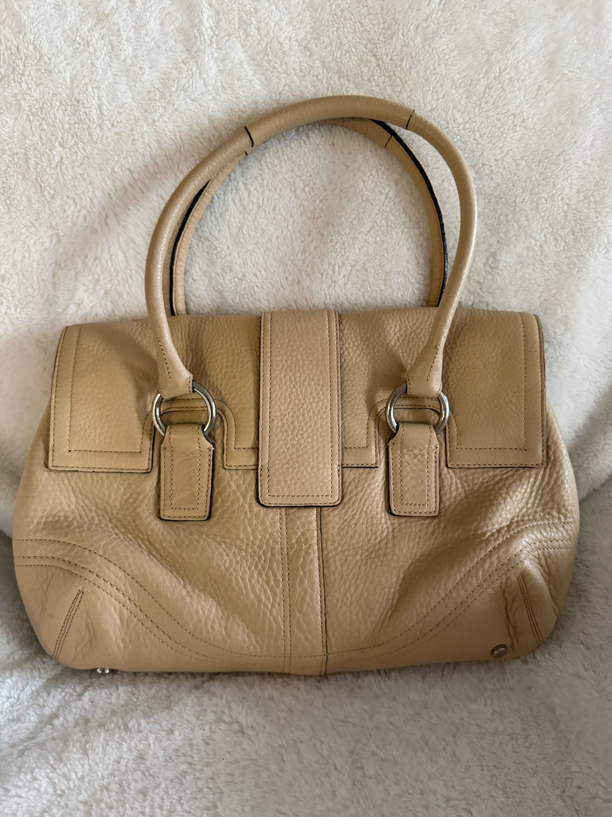 Coach SoHo Pebbled Leather Tote Bag