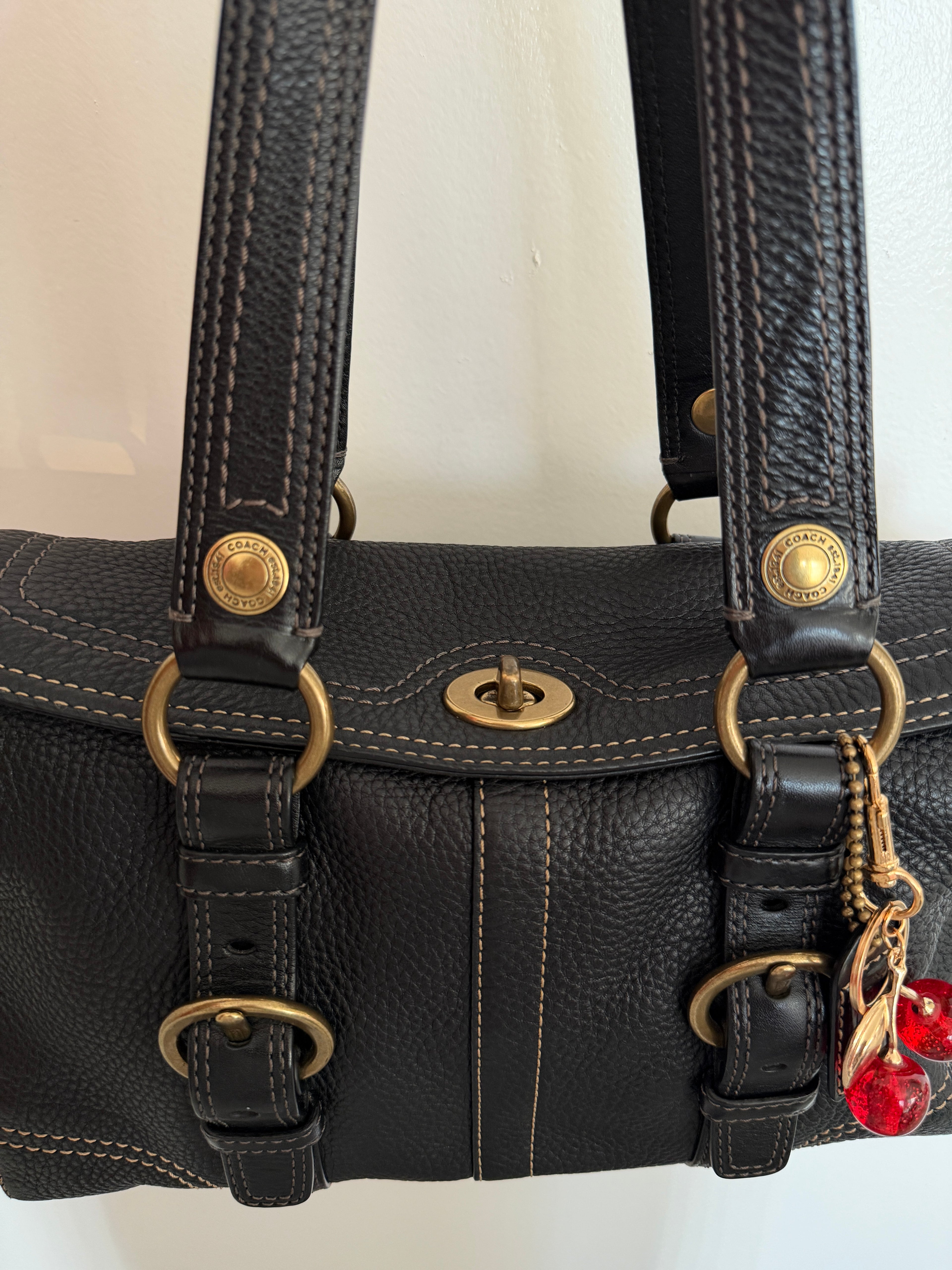 Y2K Coach Chealsea Turnlock Satchel