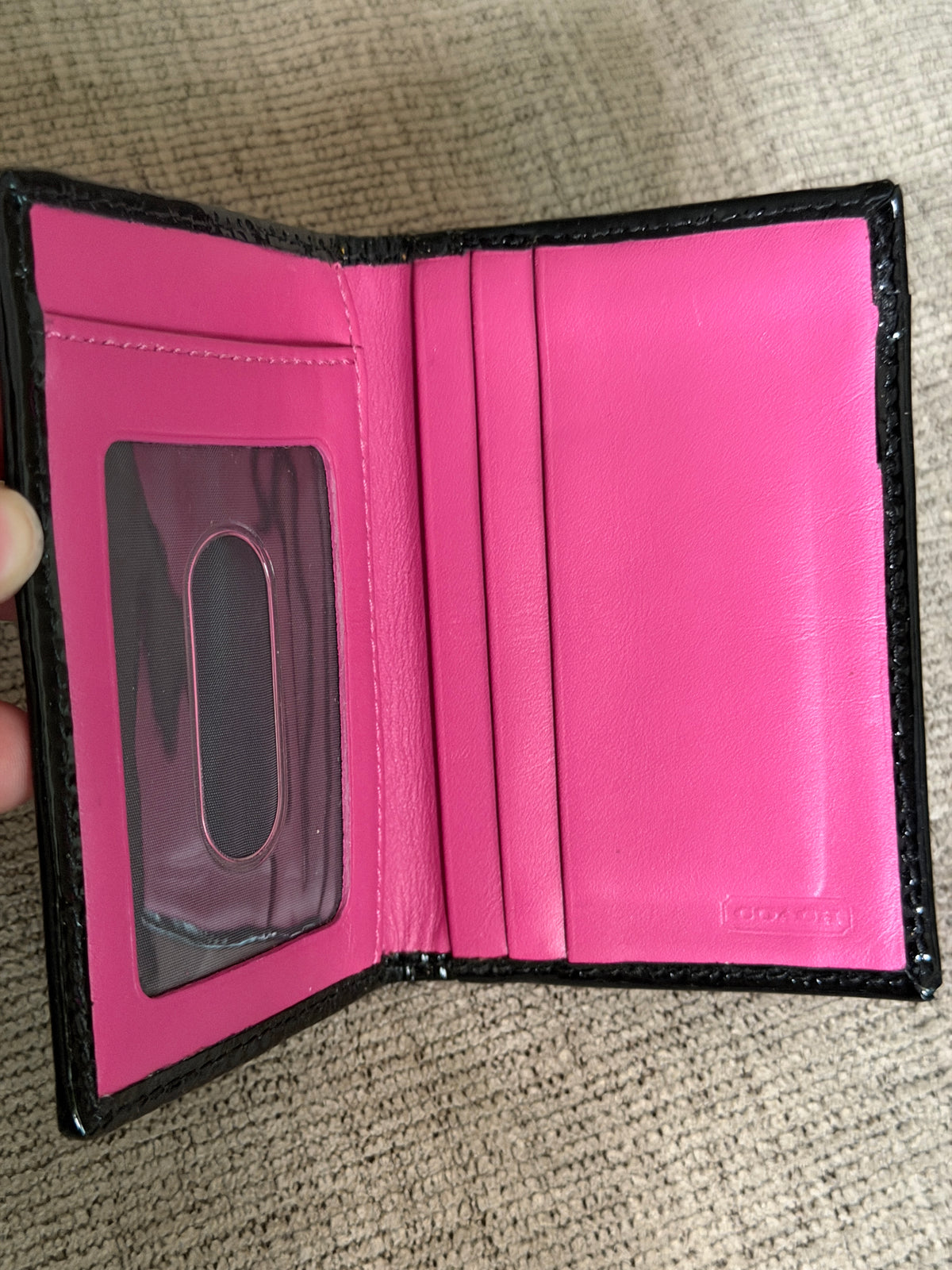 Coach Patent Leather ID / Cardholder
