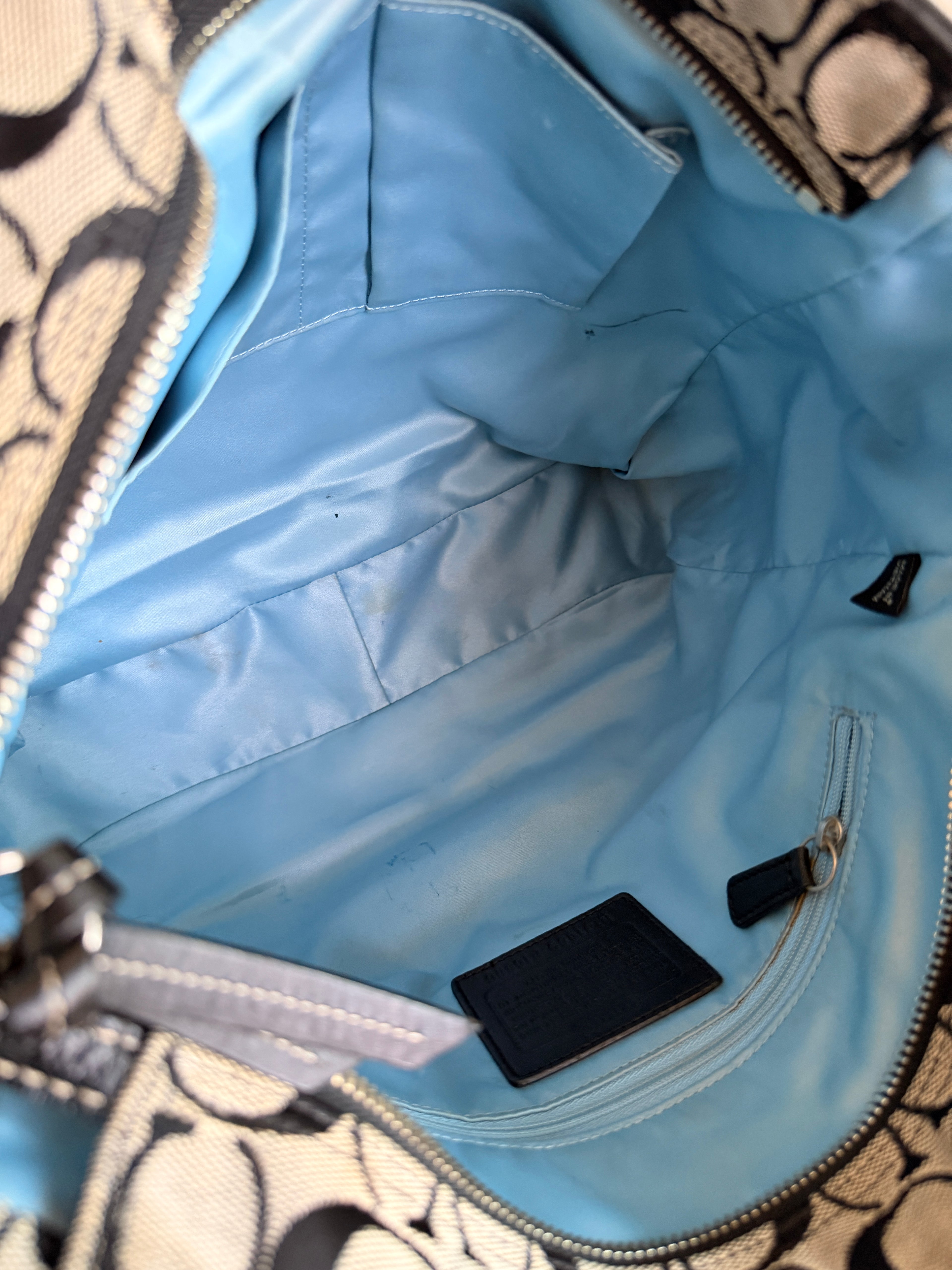 Coach Signature East West Gallery Tote/ Shoulder Bag