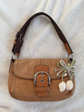 Y2K Coach British Tan Soho Shoulder Bag