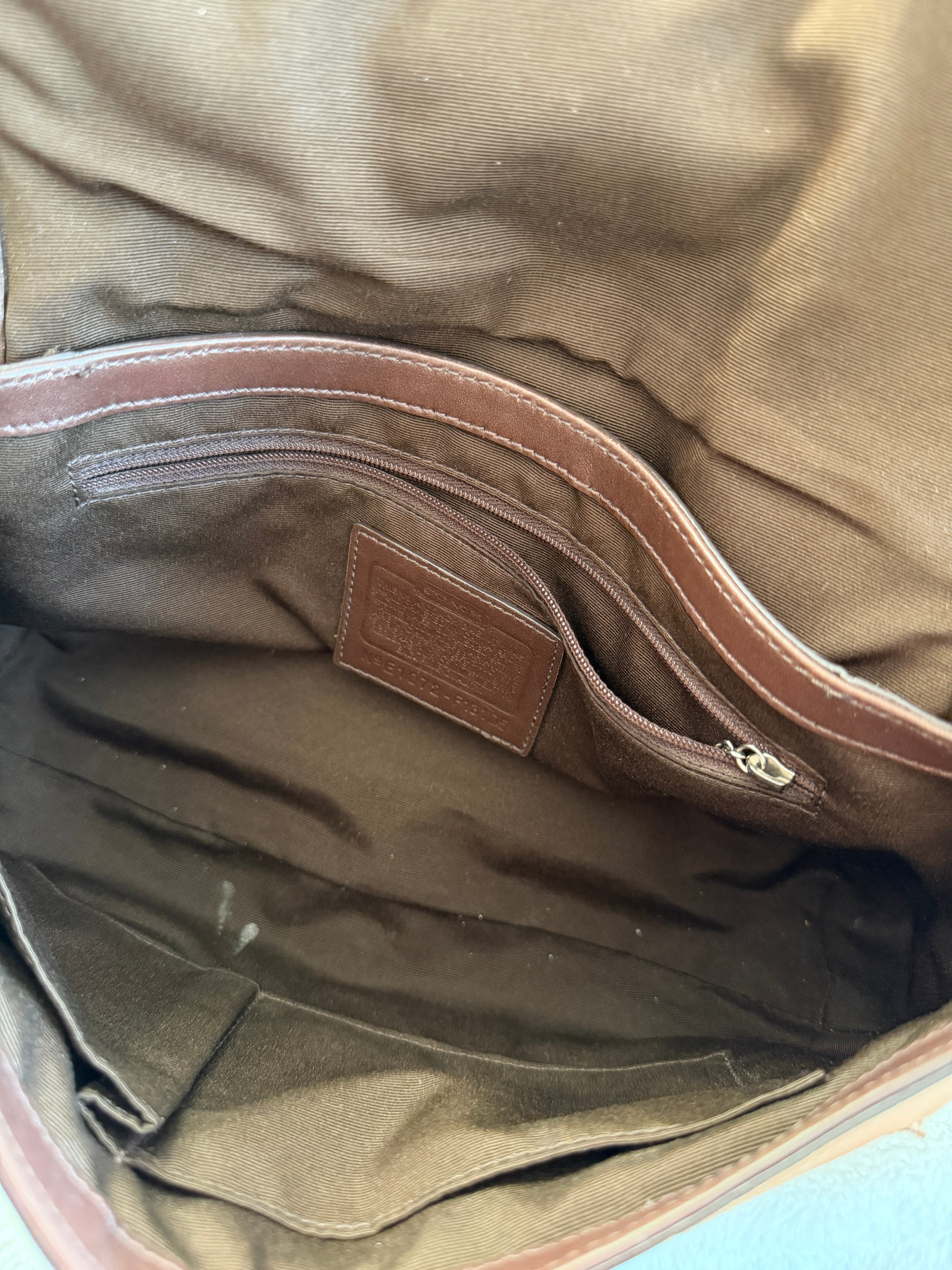 Y2K Coach British Tan Soho Shoulder Bag
