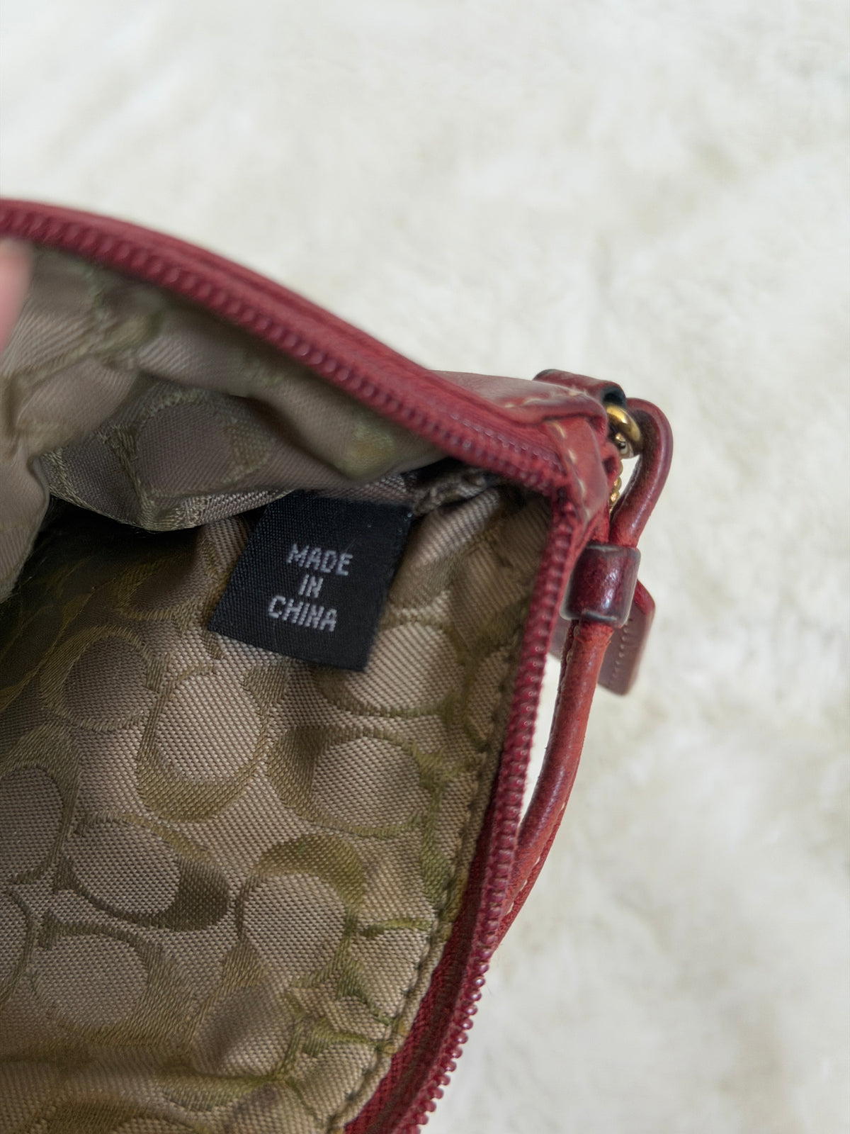 Vintage Coach Mini Wristlet