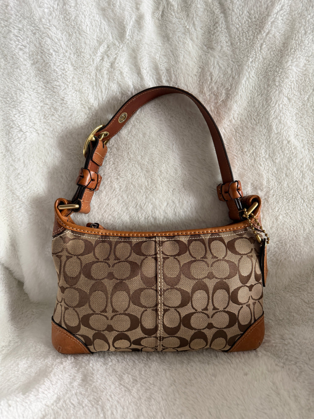 Coach Bleeker Signature Canvas Shoulder Bag