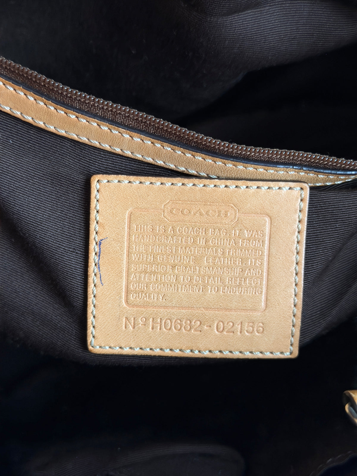 Coach Signature Canvas Hobo Bag