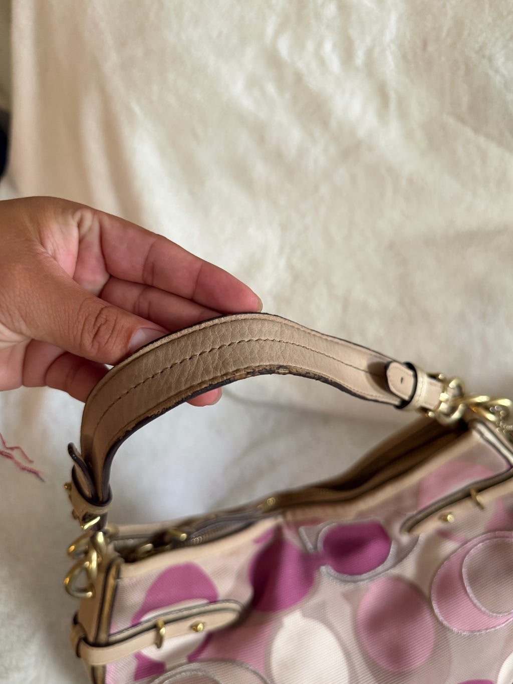 Coach Colette Hobo Signature Shoulder Bag
