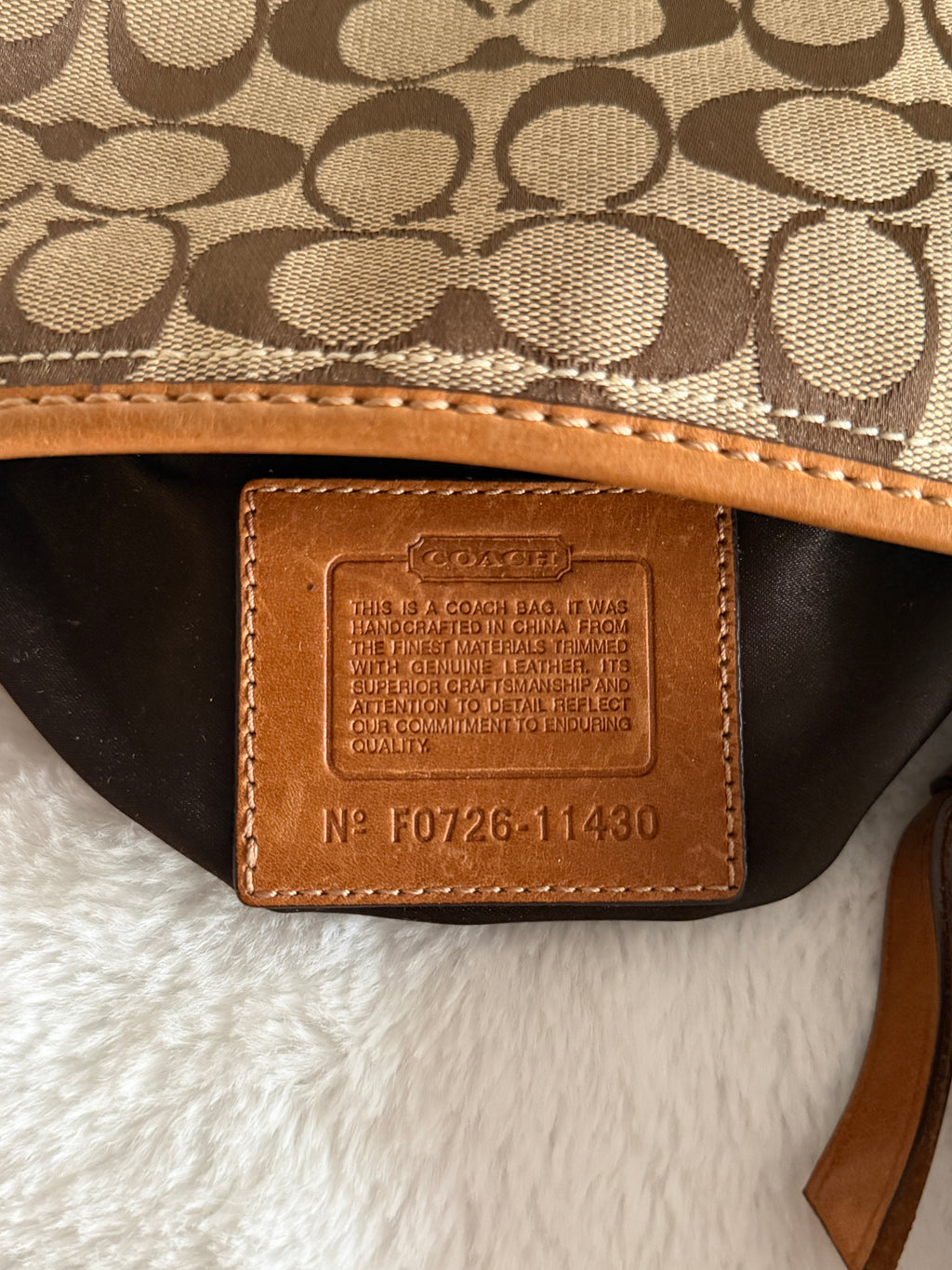 Coach Bleeker Signature Canvas Shoulder Bag