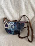 Coach Signature Patchwork Denim Swingpack