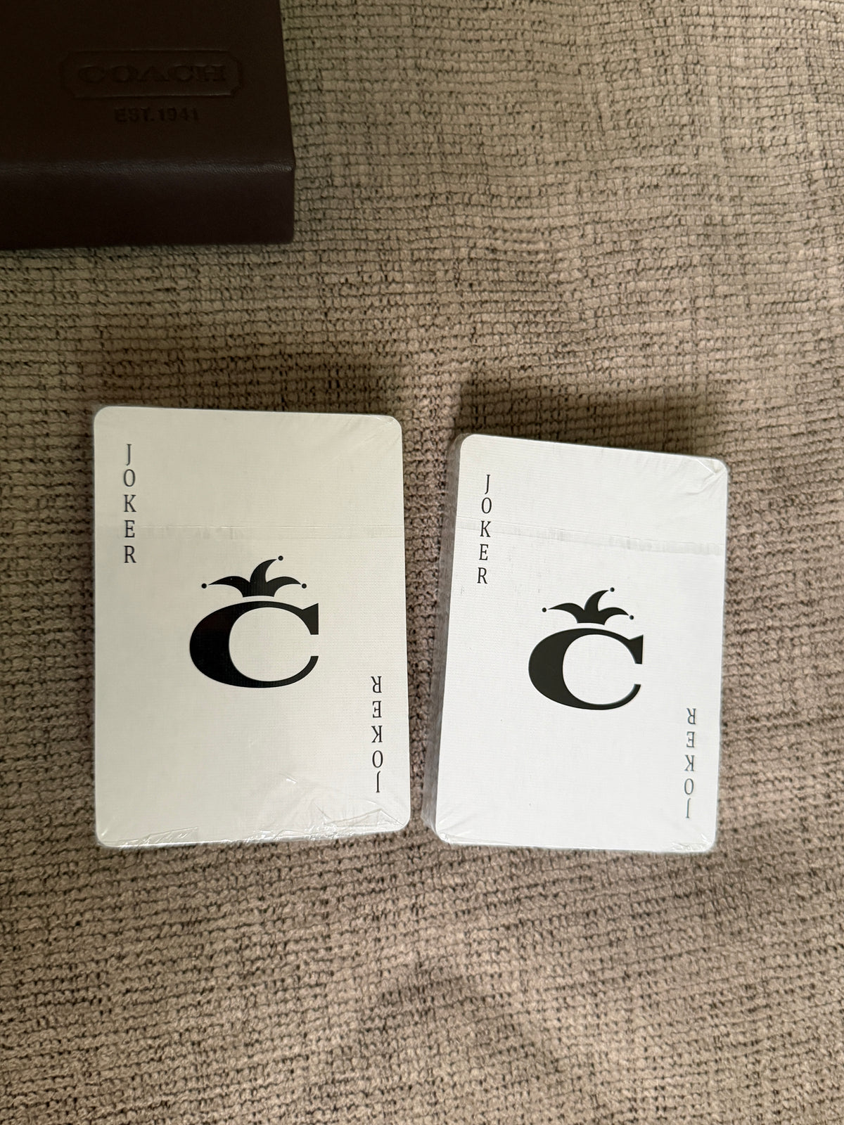 NWOT Vintage Coach Playing Cards