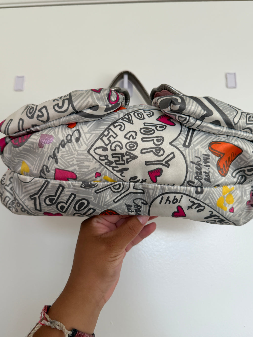 Y2K Coach Poppy Graffiti Hobo Shoulder Bag