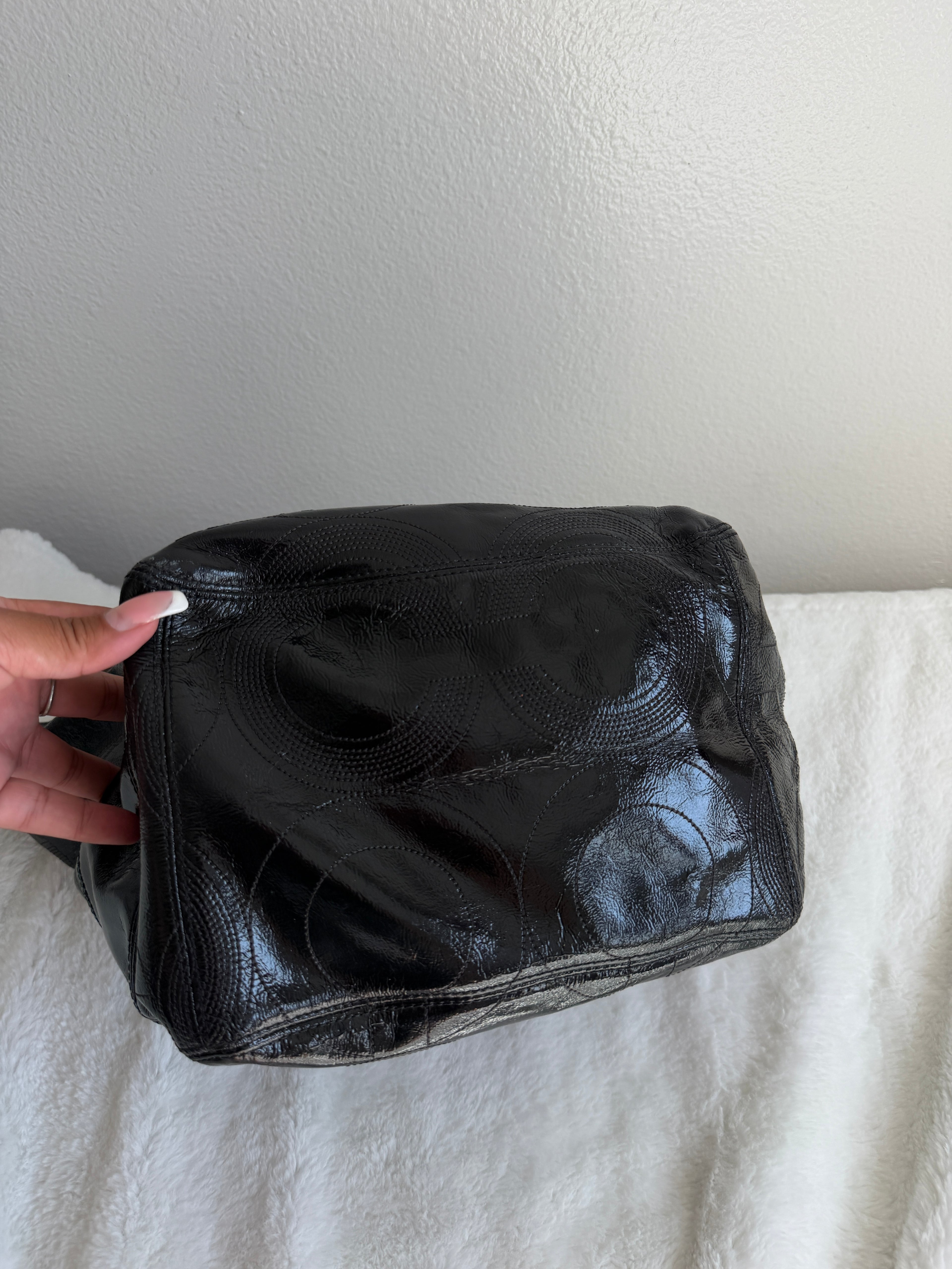 Coach Alex Patent Leather Tote/Shoulder Bag