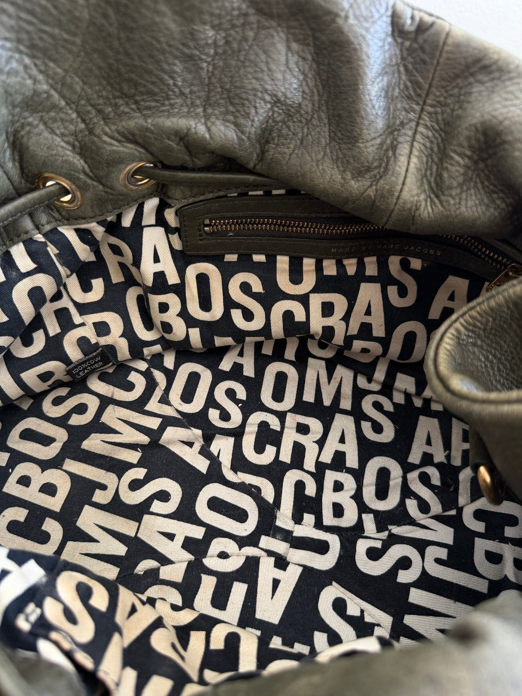 Vintage Marc Jacobs Drawstring Shoulder Bag