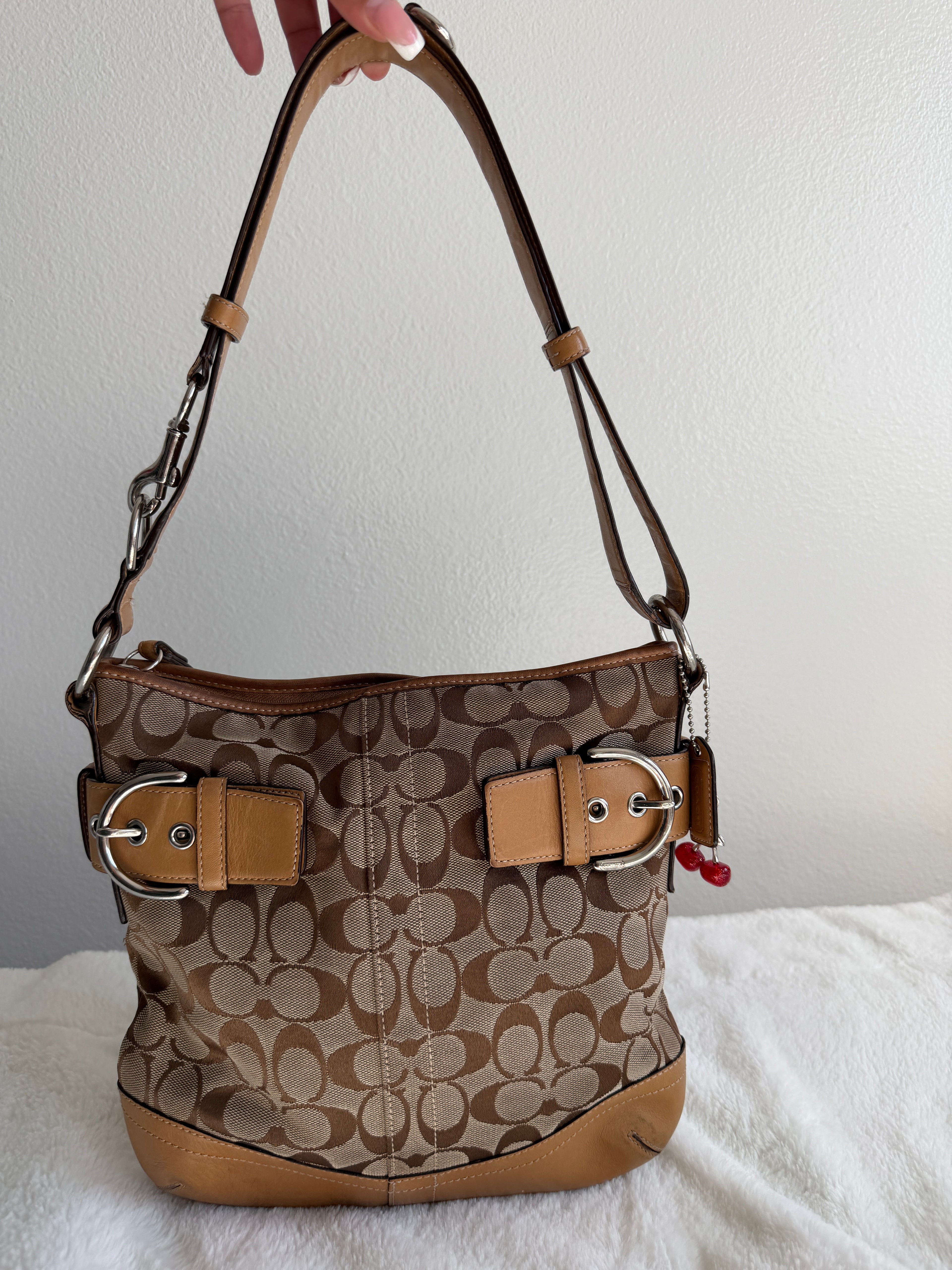 Coach Signature Soho Buckle Shoulder Bag