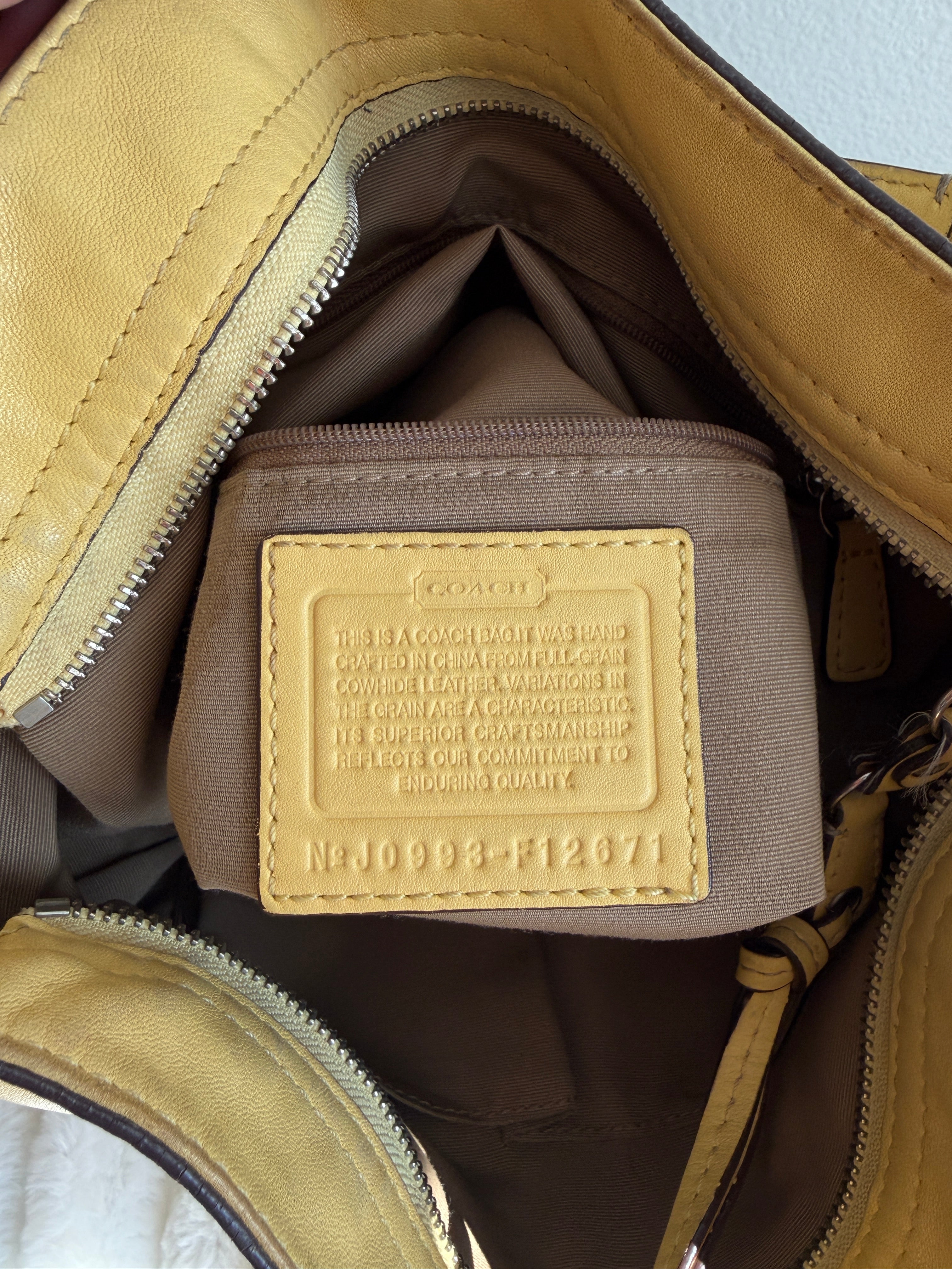 Coach Zoe Hobo Shoulder Bag