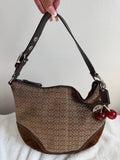 Vintage Coach Signature Hobo Shoulder Bag